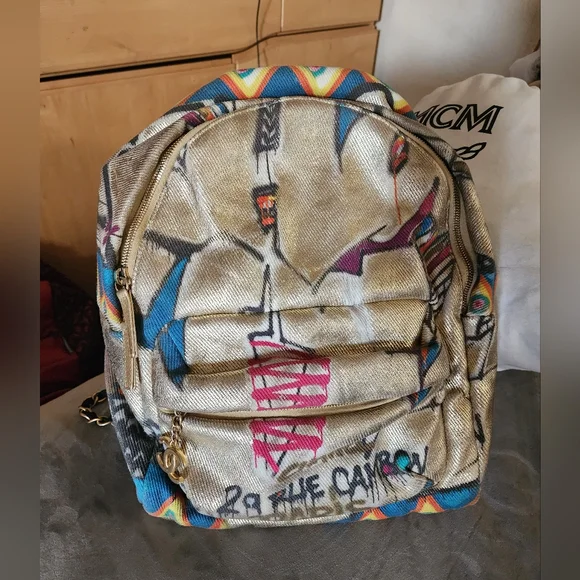 CHANEL Bags Chanel Graffiti Backpack Poshmark